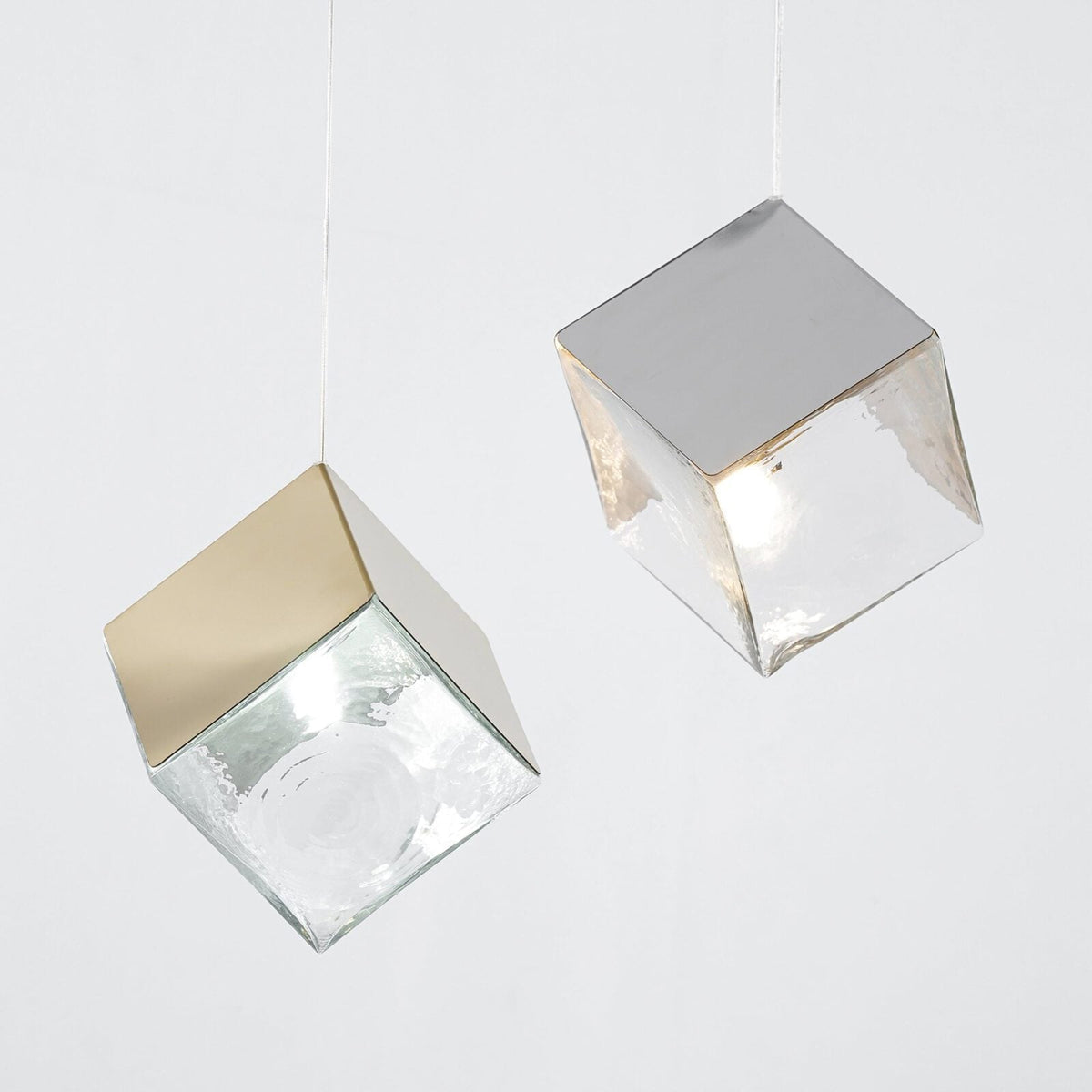 Pyrite chandelier