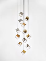 Pyrite chandelier