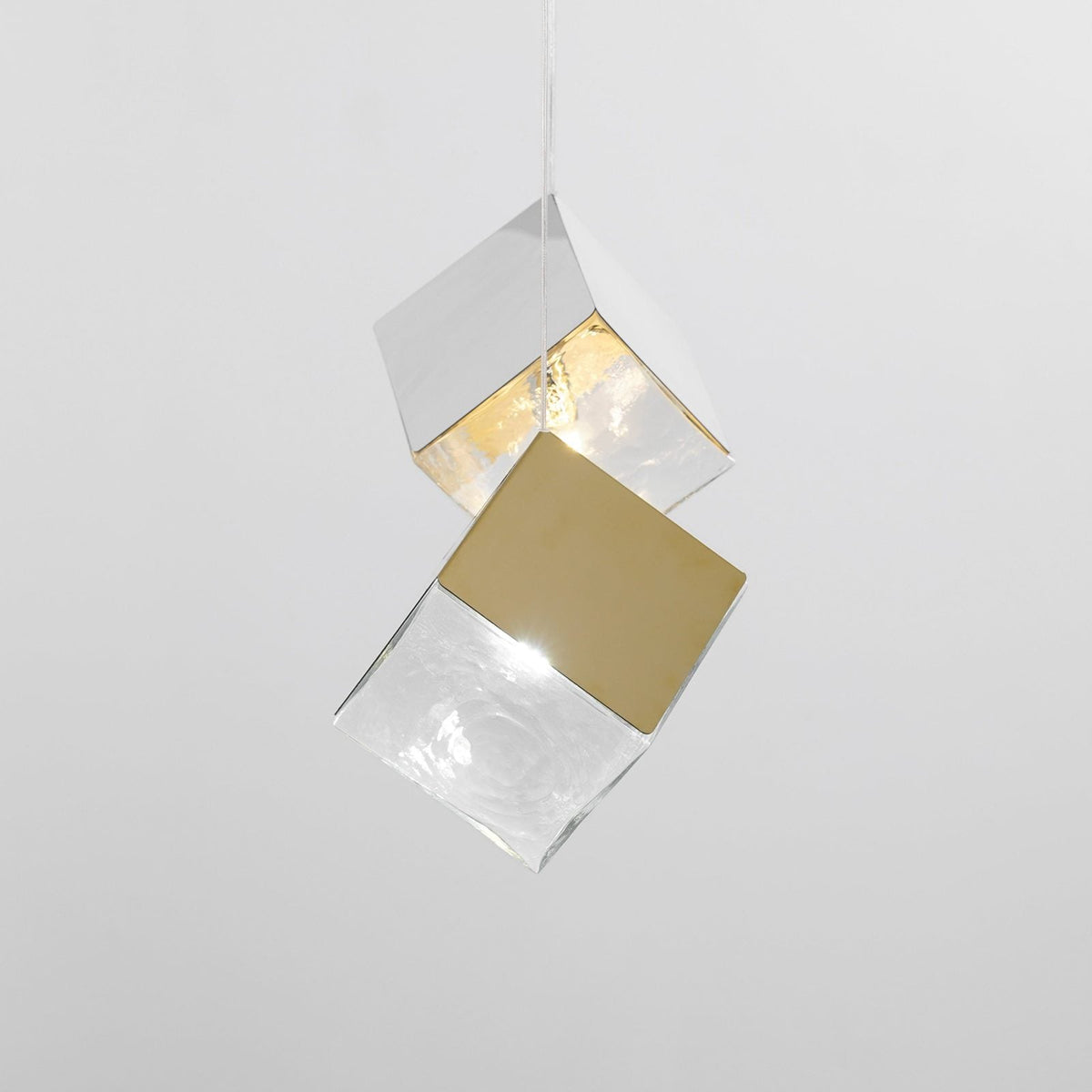 Pyrite chandelier