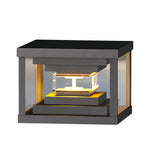 Modern Stainless Steel Gate Pillar Lights for Outdoor Courtyard