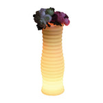 Nordic Illuminated Planter with Integrated LED Ambient Glow