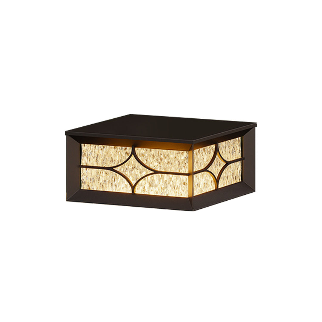 Aria Outdoor Pillar Light – Modern Aluminum Fence Post Lantern