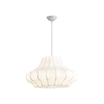 Silk Pendant Light – Japanese Vintage Minimalist Ceiling Lamp