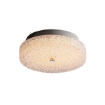 Lumière Crystal Flush Mount Ceiling Light in Chrome and Glass