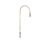 Modern LED Garden Path Lights in Gold Aluminum for Outdoor Landscapes
