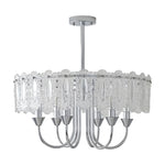 Aurelia Chrome Iron Chandelier — French-Inspired Island Pendant Light