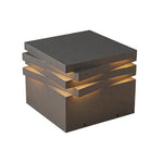 Modern Stainless Steel Outdoor Pillar Light with Solar & Hardwired Options