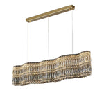 Modern Crystal Chandelier with LED Lighting, Stainless Steel Frame, Dimmable