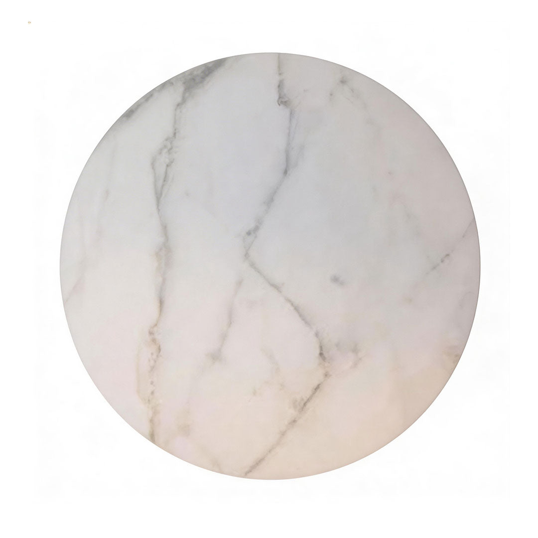Lunar Faux Marble Outdoor LED Wall Sconce, Warm White 3000K, IP54 Waterproof