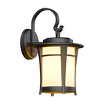 Retro Outdoor Wall Sconce with Warm LED Light – Die-Cast Aluminum