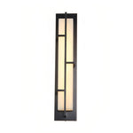 Art Deco Marble Wall Sconce | Modern Linear LED Strip Lamp in Copper