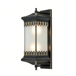 Aurelia Outdoor Wall Sconce in Copper and Glass