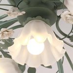 Quercia Floral Glass Ceiling Light – Modern Designer Flush Mount