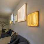 Raffia Textile Wall Light