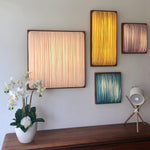 Raffia Textile Wall Light