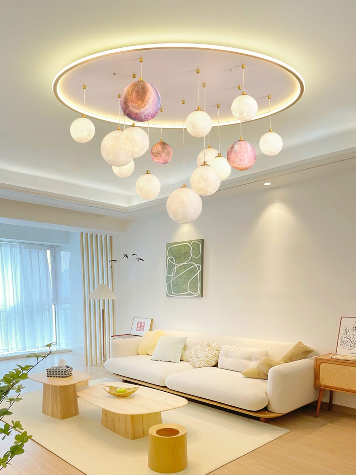 Rainbow Planet Ceiling Light
