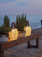 Lantern Built In Battery Table Lamp