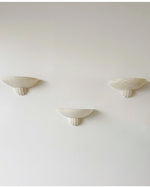 Sculptural Alabaster Wall Sconce with Warm Ambient Glow