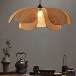 Rattan Petal Pendant Lamp
