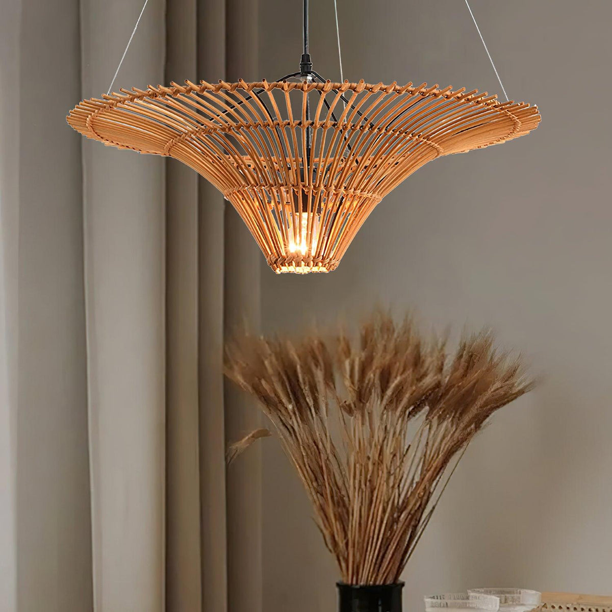 rattan-water-lily-pendant-lamp