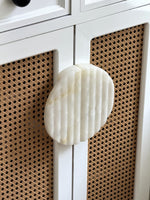 Ravina Ripple Marble Cabinet Pull Handle in Natural Stone