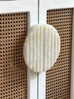 Ravina Ripple Marble Cabinet Pull Handle in Natural Stone