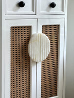 Ravina Ripple Marble Cabinet Pull Handle in Natural Stone