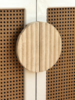 Ravina Ripple Marble Cabinet Pull Handle in Natural Stone