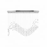 Raw Crystal Chandelier | Customizable Designer Pendant Light