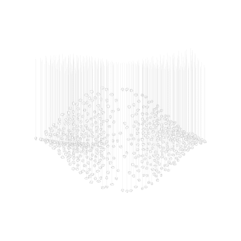 Raw Crystal Chandelier | Customizable Designer Pendant Light