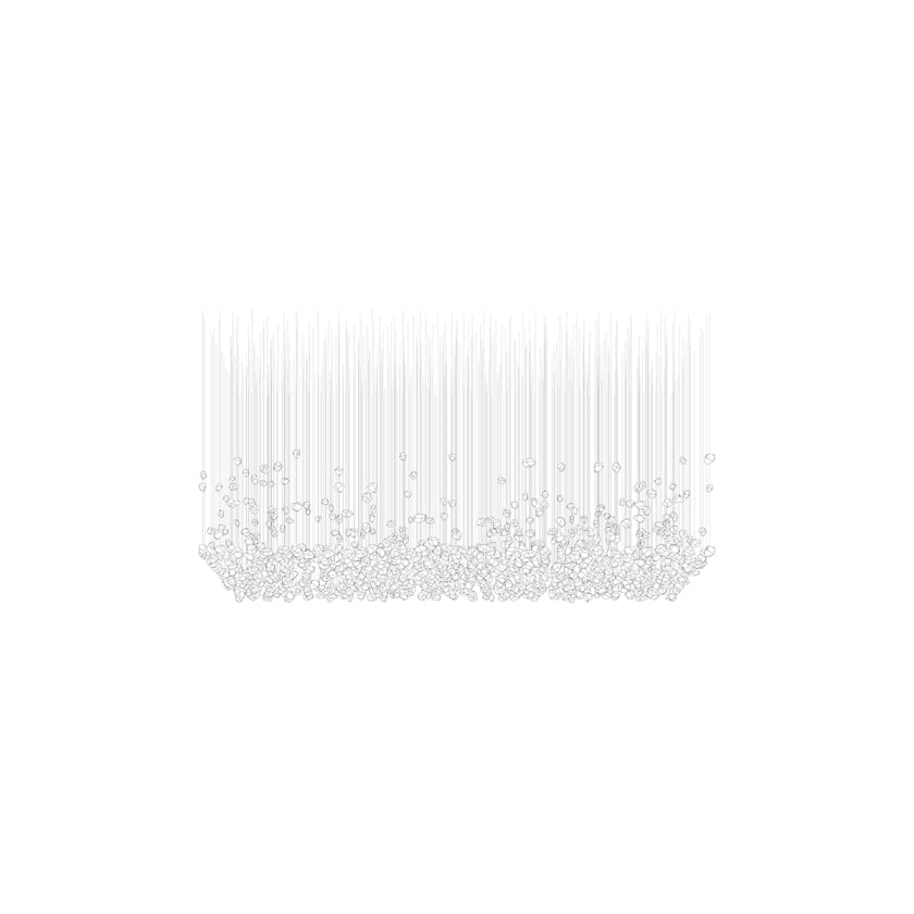 Raw Crystal Chandelier | Customizable Designer Pendant Light