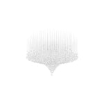 Raw Crystal Chandelier | Customizable Designer Pendant Light