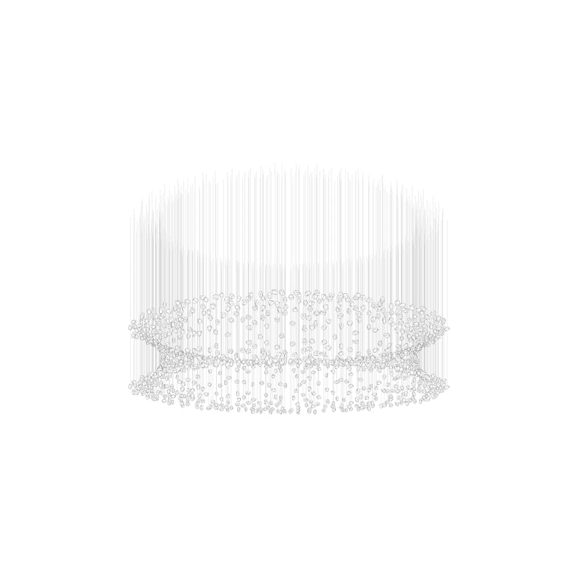 Raw Crystal Chandelier | Customizable Designer Pendant Light