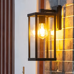 Rectangular Glass Outdoor Wall Lamp Li002063