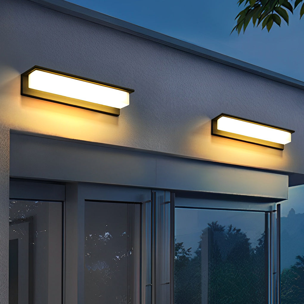 Rectangular Solar Wall Lamp Li002371