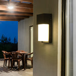 Rectangular Waterproof Led 10W Black Outdoor Wall Light