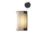 Luma Rectangular Solar Outdoor Wall Light in Black
