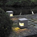 Modern Cube Outdoor Post Light – IP65 Waterproof LED Bollard for Pathways & Gardens
