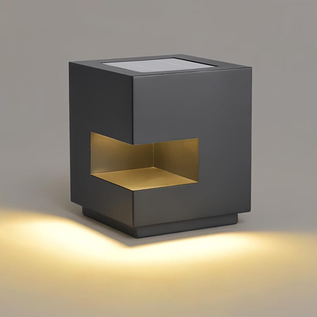 Modern Cube Outdoor Post Light – IP65 Waterproof LED Bollard for Pathways & Gardens