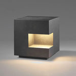 Modern Cube Outdoor Post Light – IP65 Waterproof LED Bollard for Pathways & Gardens