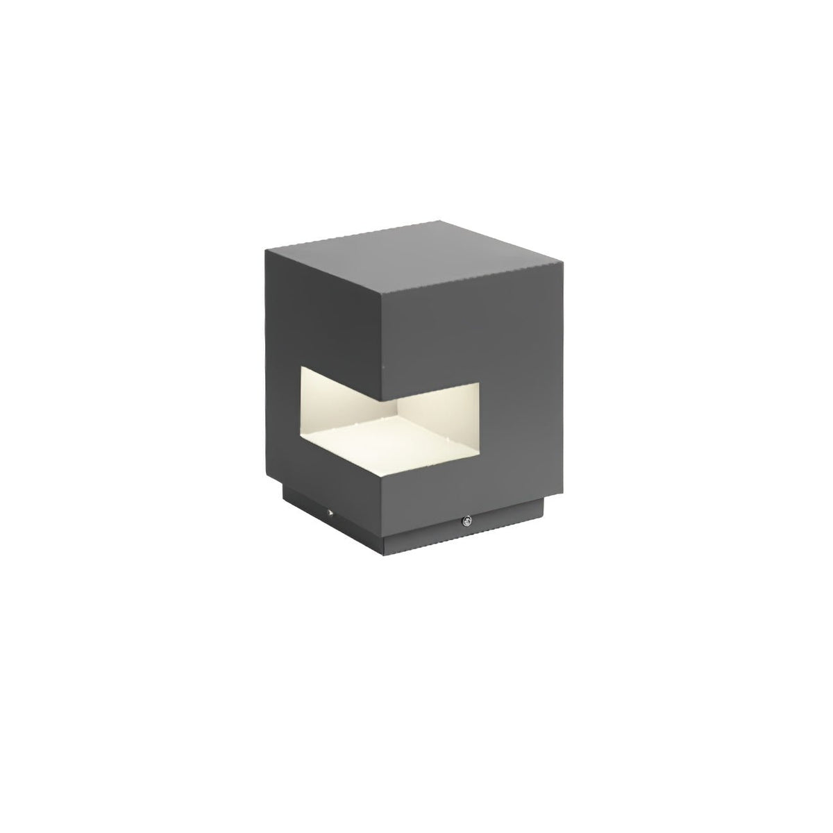Modern Cube Outdoor Post Light – IP65 Waterproof LED Bollard for Pathways & Gardens