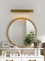 Reid Modern Brass LED Wall Sconce for Bedroom and Living Room