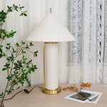 Remi Natural Linen Table Lamp