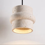 Renlo Travertine Pendant Light – Sculptural Stone Hanging Lamp for Dining & Living Spaces