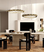 Resin Circlet Brass Pendant Lamp
