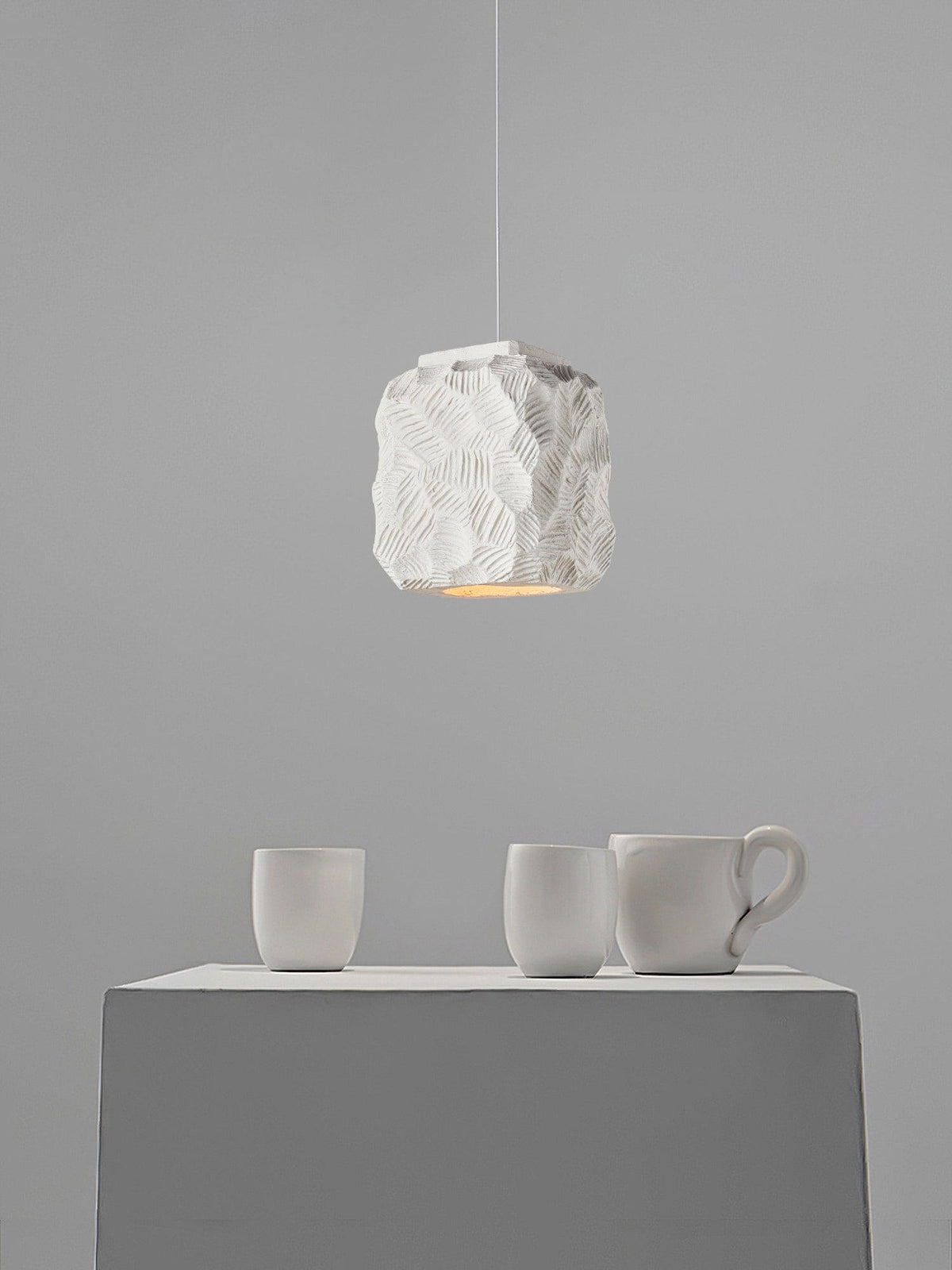 Geometric Resin Pendant Light for Modern Interiors
