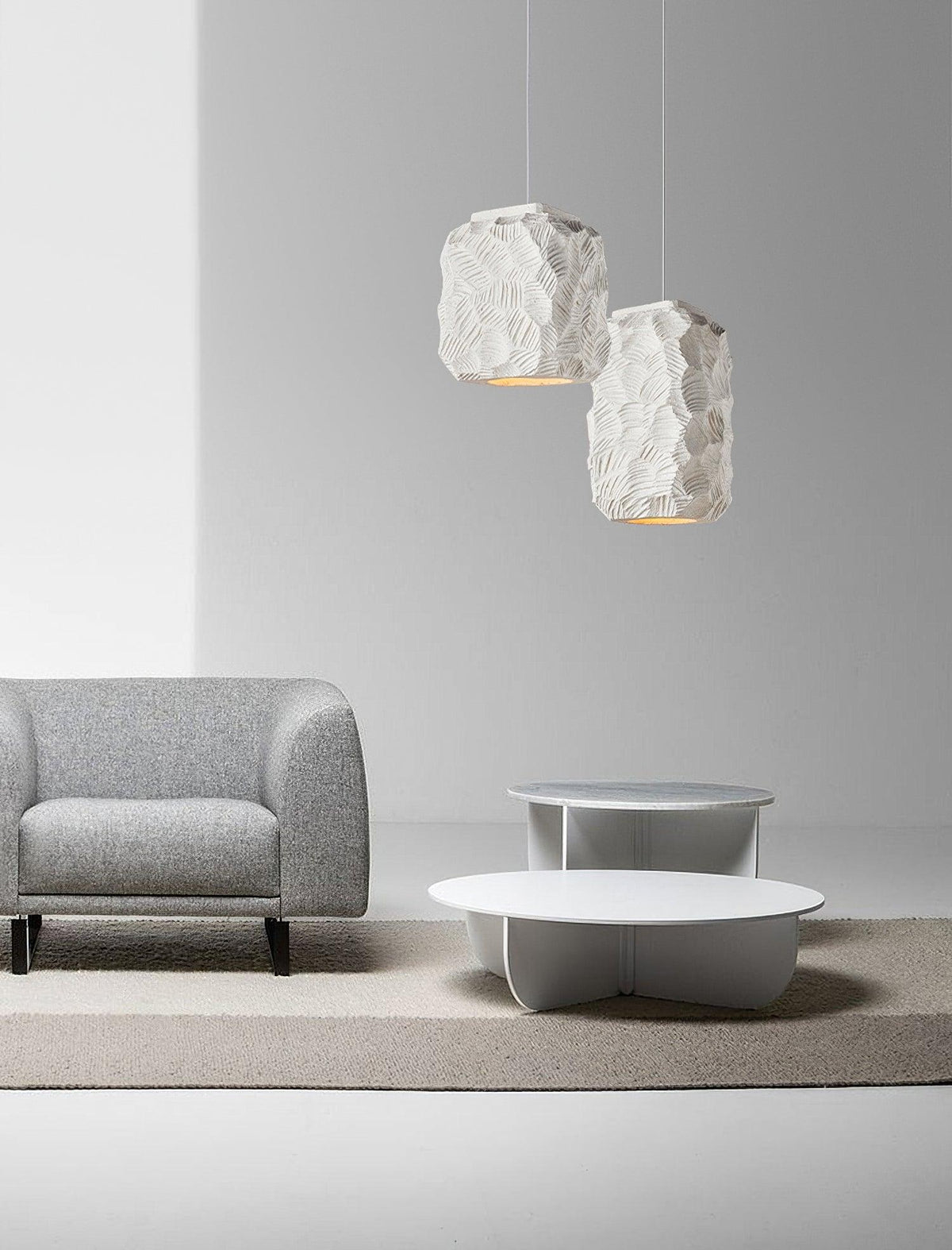 Geometric Resin Pendant Light for Modern Interiors