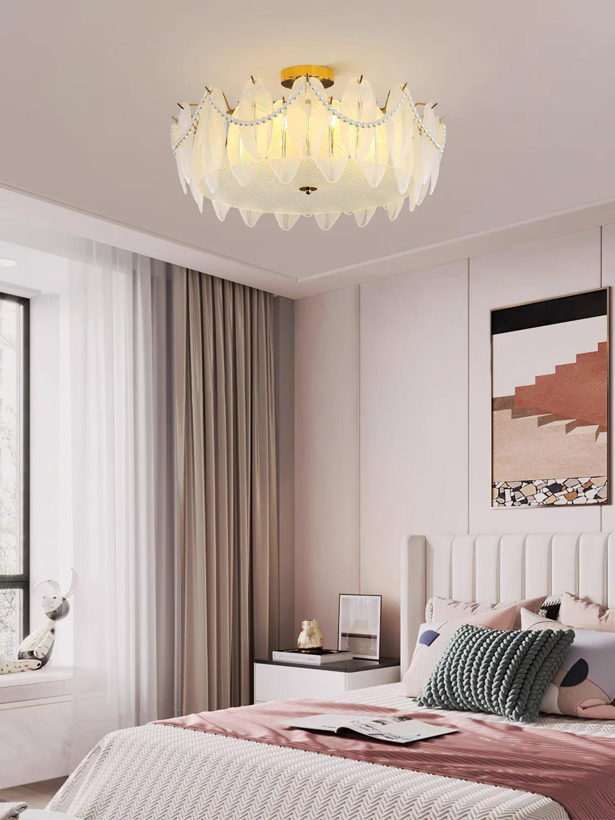 retro-feather-ceiling-lamp