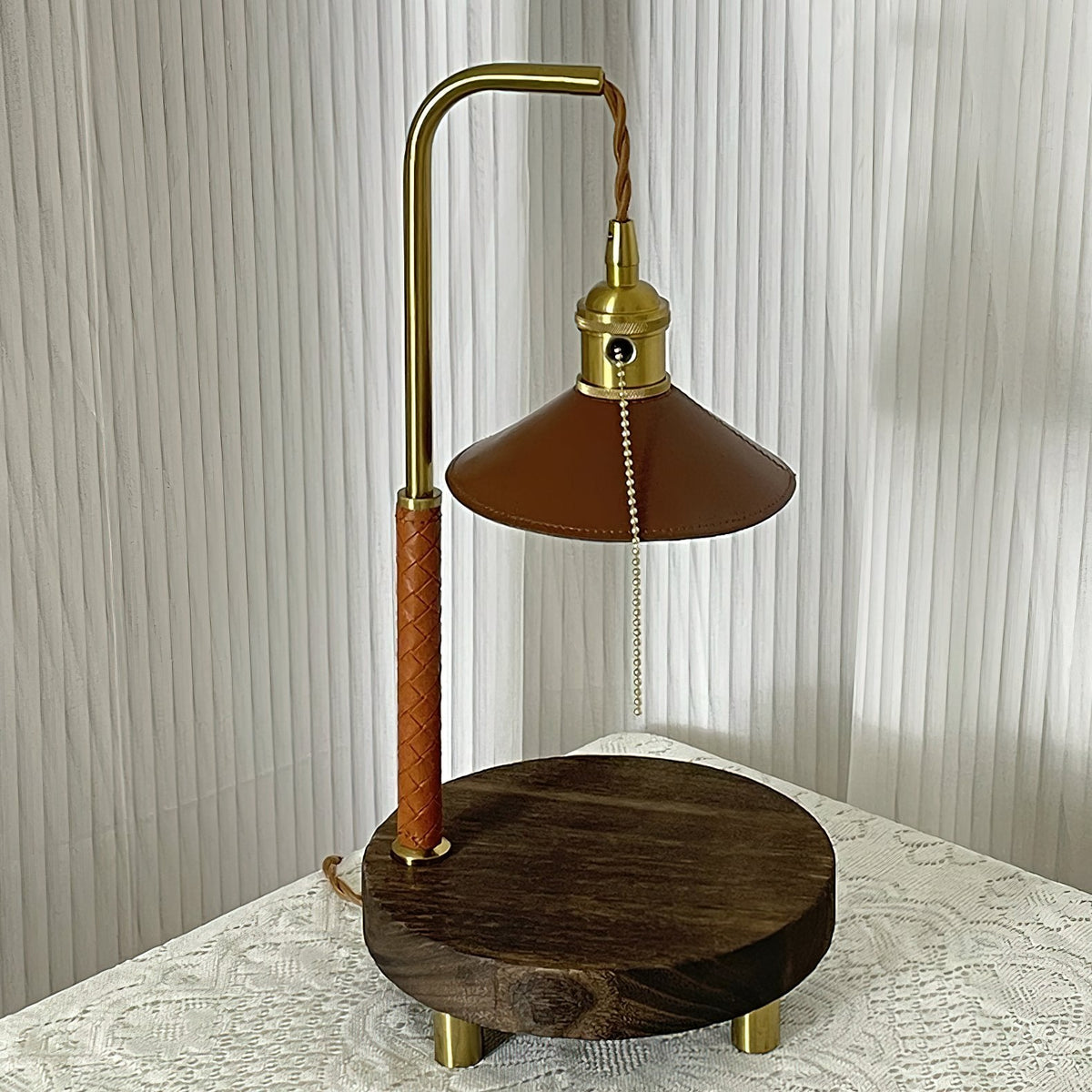 Retro Candle Warmer Table Lamp