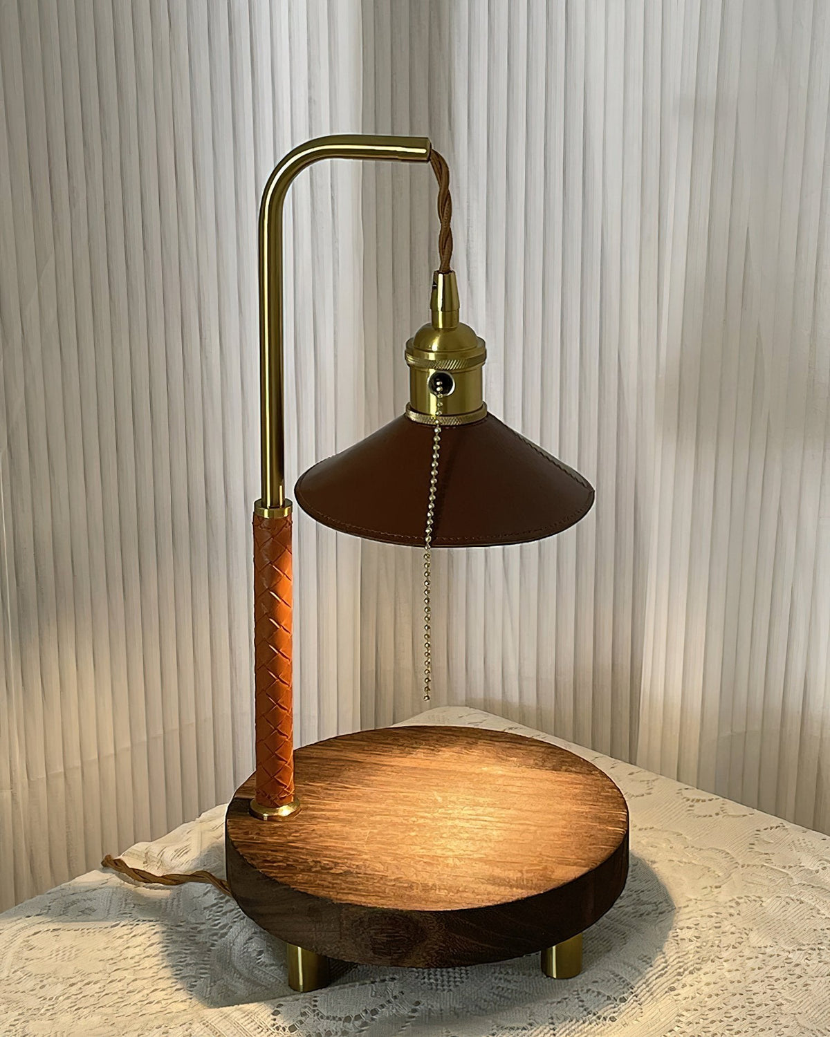 Retro Candle Warmer Table Lamp